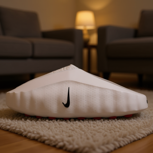 <span class=keywords><strong>Nike</strong></span> Mind 001 Pantoufles fermées pour hommes, dessus en maille blanche, semelle extérieure en caoutchouc, séchage rapide, usage domestique décontracté - Product Image 2