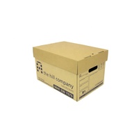 Stabile Große Kartonagen mit Schlitzen 51cm X 29cm X 29cm mit Tragegriffen Lebensmittelboxen Matt Laminiert Prägedruck UV-Beschichtung Bedruckt
