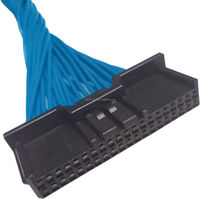 Kabel Harness Presisi Khusus MPPE 22AWG dengan Konektor IMSA 13065S-2-40A/B/C OEM ODM Perakitan Kabel untuk Komputer & Sepeda Motor