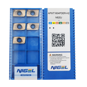 Nigel Brand APMT1604PDER-H2 N820J Hartmetall-Schneidwerk zeuge Hartmetall-Drehmaschinen-Wende einsätze Schneidwerk zeuge für Stahlteile - Product Image 2