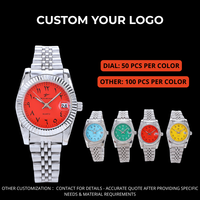 Montre sport simple en acier inoxydable à quartz arabe pour femme, montre-bracelet analogique décontractée à la mode avec calendrier et aiguilles lumineuses