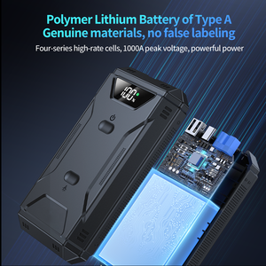 Démarreur de voiture portable haute puissance, batterie externe pour secours d'urgence - Product Image 6