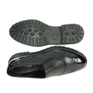 Cinzia Soft Donna Mocassino Nero Zapatos Chunky de Moda para Mujer - Product Image 6