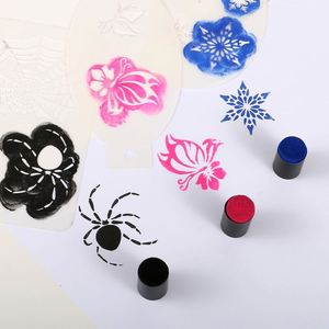 Outils de nail art DIY Ousure : Gabarit de dessin avec applicateur à tête ronde et carte en mousse pour la création de motifs et l'estampage d'encre - Product Image 1