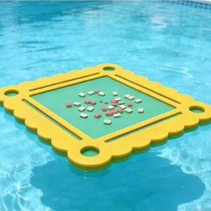 Table de Mahjong Flottante pour Piscine, Hôtel, Maison, Jeu Aquatique Extérieur, Table de Dominos, Tapis de Mahjong Étanche, Tables de Jeu Flottantes - Product Image 2