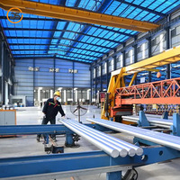 Atelier préfabriqué, grande structure en acier, bâtiment industriel, structure en acier préfabriquée, usine industrielle