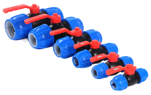 DN20-110MM cao thủy lợi <span class=keywords><strong>HDPE</strong></span> Ống lắp PP đỏ dài xử lý bóng van nén nhanh chóng kết nối nhanh chóng cung cấp nước - Product Image 4
