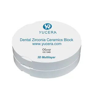 Yucera 3D plus Mehrschicht-Zirkonium-Block CAD/CAM-System Keramik-Block-System für Labor 95 mm
