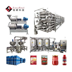 Chất Lượng Hàng Đầu Cà Chua Tươi Làm Cà Chua Đóng Hộp Dán Máy Chế Biến Nước Sốt Và Dây Chuyền Sản Xuất Nước Sốt Cà Chua - Product Image 1