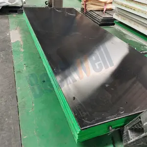 Moldeo por compresión personalizado UHMWPE plástico nylon desgaste hoja materiales hechos en China