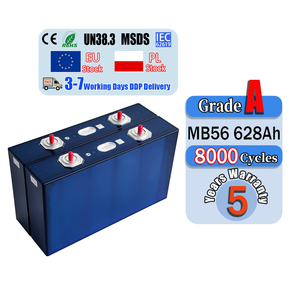 EU PL Local Stock Rechargeable 3.2V 628Ah High Capacity Lifepo4 Cell with 8000 Times Deep Cycle Life for ESS AKKU - Product Image 1