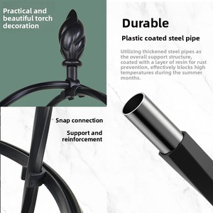 Supporto per Piante Rampicanti, Scaffale per Clematidi, Struttura di Supporto per Rose e Piante da <span class=keywords><strong>Giardino</strong></span> - Product Image 4