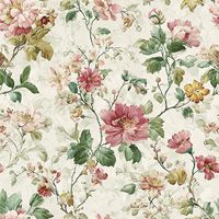 Papier peint floral aquarelle, carreaux de sol autocollants imperméables, papier peint 3D luxe pour la maison, papier peint mural autocollant
