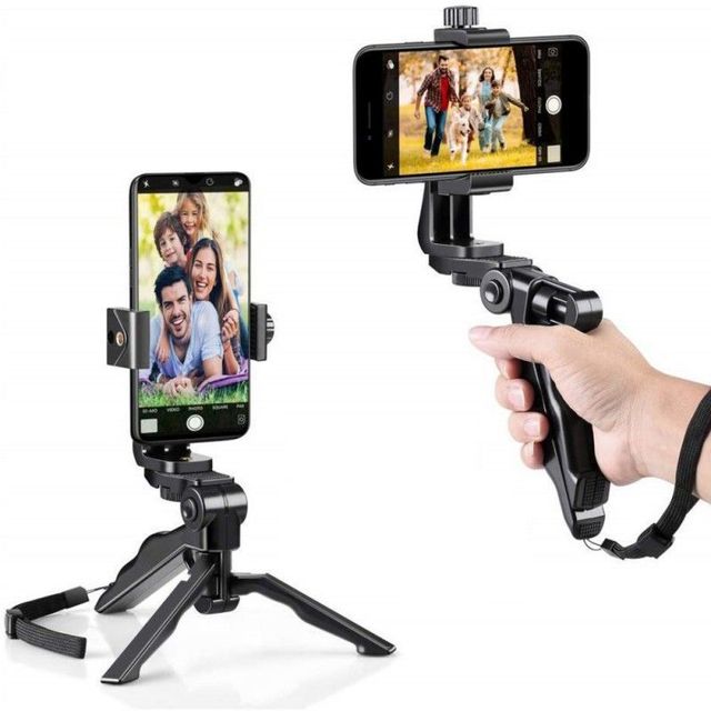 Hot Sales Desktop Small Tripod Portable Tripod with Phone Holder for Mobile Phone