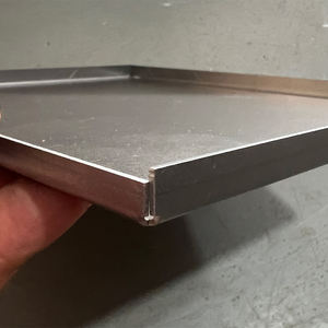 Plateau en acier inoxydable personnalisé pour grille-pain, barbecue, plaque de cuisson rectangulaire pour four, fabrication de tôles - Product Image 2