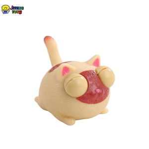 JITENG Giocattoli Antistress a Forma di Gatto con Occhi Sporgenti, Creativi e Divertenti, Morbidi e Carini - Product Image 2