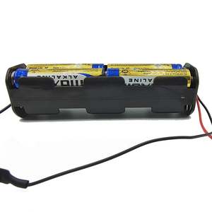 Prodotti più venduti 8 AA porta batteria con filo pulsante di accensione 10cm UM-3 cella 1.5v 8 Slot 12v custodia batteria - Product Image 1