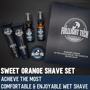 Kit de produits pour barbe OEM, ensemble de bois de santal fait à la main, adoucit la peau naturelle, barbe, pré-<span class=keywords><strong>rasage</strong></span>, huile, crème, Gel après-baume, hommes, barre de savon pour barbe - Product Image 5