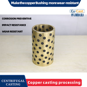 Trituradora de cono CuSn6Zn6Pb3, piezas de cobre, brida de manga de cobre sin aceite, cojinete autolubricante - Product Image 5