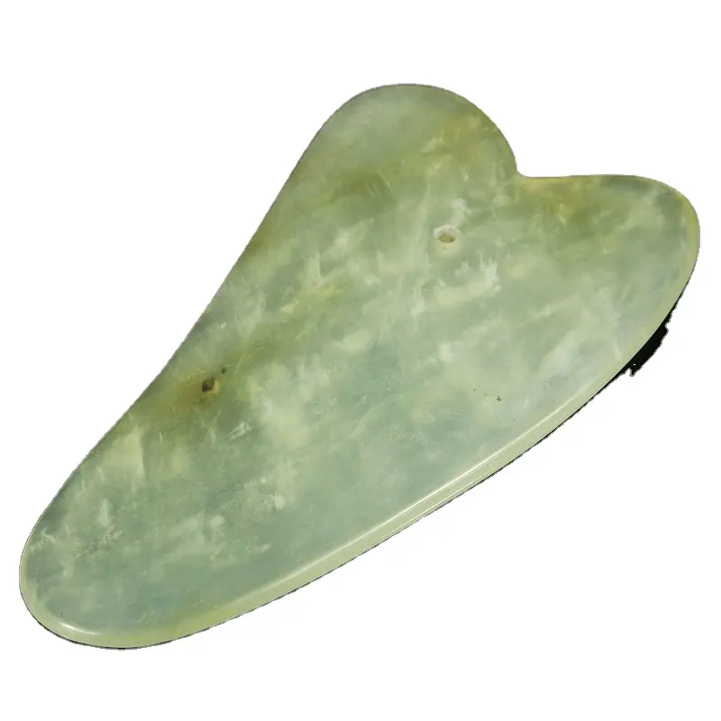 Gua Sha Kulit Wajah Perawatan Pijat Tradisional Cina Jade Scraping Alat Salon Kecantikan Kesehatan