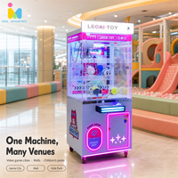 Machine à griffes commerciale à monnayeur, machine de jeu d'arcade pour peluches de 7 à 9 pouces, jeu de récompense pour enfants