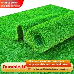 Nhà sản xuất bền 15mm mô phỏng thảm cỏ ngoài trời hàng rào bao vây với chất kết dính sản phẩm Cỏ Nhân Tạo Chất lượng cao - Product Image 5