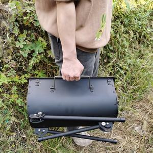 Oferta de Invierno: Estufa de Leña Plegable de Chapa Laminada en Frío para Exteriores, Calefacción para Tiendas de Campaña, Casete de 9 kg, para Picnic y Hogar, Venta al por Mayor - Product Image 5