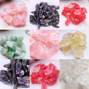 Juego de <span class=keywords><strong>regalo</strong></span> de vela perfumada de piedra natural curativa de cristal Vela de Navidad de aromaterapia <span class=keywords><strong>con</strong></span> cristales en el interior - Product Image 4
