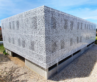 Pvdf enduit CNC mur intérieur Alucobond prix revêtement extérieur panneau sandwich en métal perforé ignifuge panneau unique en aluminium