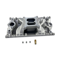 Collecteur d'admission pour 5.7 Vortec SBC V8, poli, petit bloc, tubulure d'admission pour 350