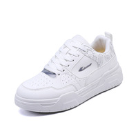 Baskets décontractées sportives pour hommes, basses, blanches, à lacets, en maille unie, haut de gamme, collection Printemps OX103