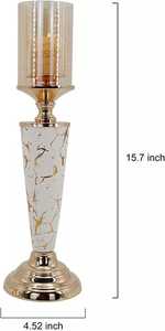 Candelabros de cumpleaños, Material de Metal y vidrio de alta calidad, pilar de decoración para el hogar único de alta gama - Product Image 5