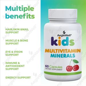 Cápsulas Multivitamínicas para Niños Aeglewell OEM/ODM de Marca Privada, Suplemento para Niños, 60 Cápsulas - Product Image 3
