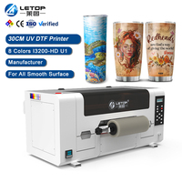 Imprimante d'autocollants UV DTF automatique LETOP A3 rouleau à rouleau pour machine d'impression d'autocollants UV DTF à jet d'encre