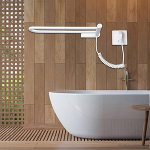 Nuovo <span class=keywords><strong>Design</strong></span> impermeabile Shock elettrico protezione riscaldamento rapido scaldasalviette portasciugamani - Product Image 1