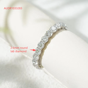 Anillo de diamantes Starsgem, joyería fina, diamante sintético, anillo de boda, completamente en oro de 10K, anillos con diamantes cultivados en laboratorio. - Product Image 3