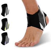 Orthèse de cheville personnalisée en Spandex à compression, stabilisatrice, à lacets, pour la protection des pieds et des chevilles, qualité orthopédique, protection contre la tendinite