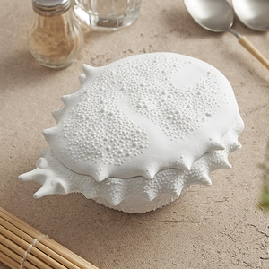 Tazón de Porcelana Blanco con Forma de Cangrejo, para Postres, Platos Fríos, Ensaladas y Sopas, Ideal para Restaurantes - Product Image 2