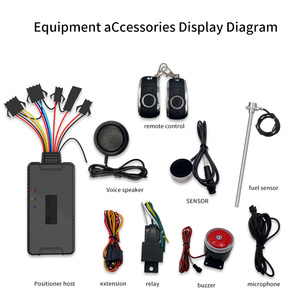 Giọng nói Loa GPS Tracker từ xa khóa điều khiển chính Xe GPS Tracker Cắt nhiên liệu và điện GPS Tracker - Product Image 6