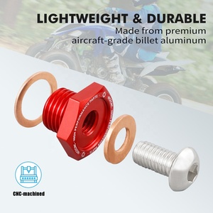 Tapón de Drenaje de Aceite Reductor de Aluminio NiceCNC para <span class=keywords><strong>Yamaha</strong></span> <span class=keywords><strong>Raptor</strong></span> 700 2006-2023 2024 <span class=keywords><strong>700R</strong></span> 2011-2020 2021 <span class=keywords><strong>2022</strong></span> 2023 2024 2025 2026 - Product Image 3