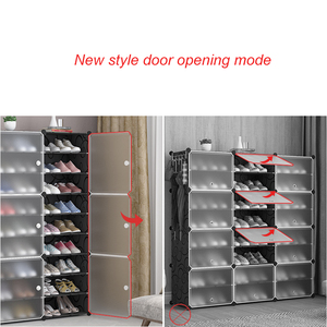Scatola di scarpe <span class=keywords><strong>trasparente</strong></span> impilabile di prezzi all'ingrosso, scaffali della scatola di scarpe dell'organizzatore di <span class=keywords><strong>plastica</strong></span> di alta qualità - Product Image 3