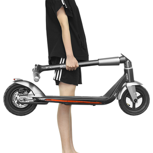 Patinete Eléctrico de Dos Ruedas Mankeel MK006 Silver Wings con Control de Tres Velocidades, Pantalla LCD, Resistencia al Agua IP54, Neumático de Goma de 10 Pulgadas MK006 - Product Image 1