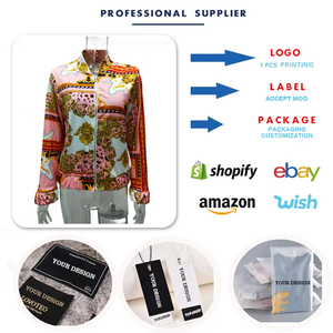 Tốt Nhất Bán Mùa Thu Của Phụ Nữ Áo Khoác Cho Phụ Nữ Dài Tay Áo Dây Kéo Trang Trí Cardigan In Ngắn Áo Khoác Cho Phụ Nữ - Product Image 3