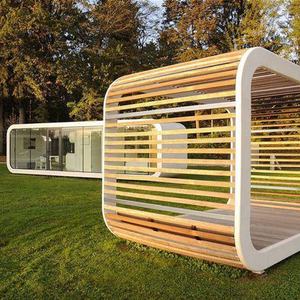 Casas portátiles de lujo para la <span class=keywords><strong>playa</strong></span>, casas modulares modernas de vidrio, plegables, 19 pies X contenedor, para campo, de 40 pies, de fabricación China, a la <span class=keywords><strong>venta</strong></span> - Product Image 4