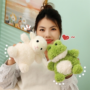 Nuova rana peluche animali giocattoli pelosi cuscini di pecora e rana bambola da compagnia come <span class=keywords><strong>regalo</strong></span> di compleanno - Product Image 5