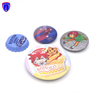 25Mm 32Mm 38Mm Vòng Vuông Matte Nút Huy Hiệu Hình Dạng Cổ Áo Anime Tinplate Nút Phù Hiệu Với <span class=keywords><strong>Pin</strong></span> An Toàn Trở Lại - Product Image 1