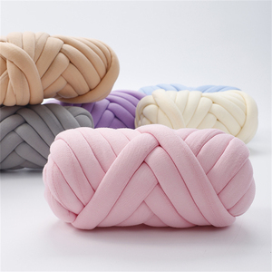 Hilo <span class=keywords><strong>de</strong></span> Algodón Grueso para Tejer a Mano y Crochet, Hilo Gigante Super Saver Jumbo para Hacer Mantas para Mascotas, 500G 2cm - Product Image 6