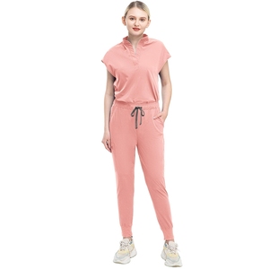 Uniformes Médicos de Secado Rápido con Cuello Alto para Mujer, Uniformes de <span class=keywords><strong>Enfermera</strong></span> para Hospital, Salón de Belleza, Spa, Consultorio Dental, Conjuntos de Uniformes para Enfermeras - Product Image 6
