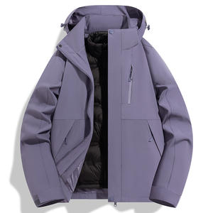 Veste pour homme de haute qualité teinte en 2025, vente directe d'usine, coupe-vent de haute qualité, softshell, imperméable, pour la randonnée en plein air - Product Image 2