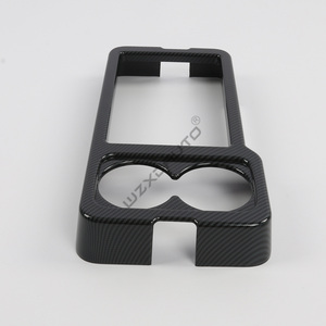 WZX 2023 Actualización Interior de Coche: Cubierta de Volante, Embellecedor de Palanca de Cambios y Portavasos de Carbono para INNOVA ZENIX - Product Image 5